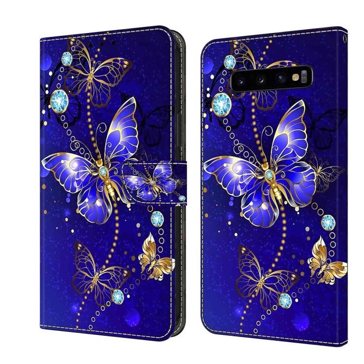 For Samsung Galaxy S10+ Crystal 3D Shockproof Protective Leather Phone Case(Diamond Butterfly) - free shipping - PMC TechLife - Order now!