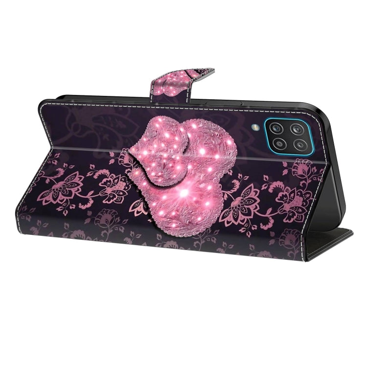 For Samsung Galaxy S22 Crystal 3D Shockproof Protective Leather Phone Case(Lace Love) - free shipping - PMC TechLife - Order now!