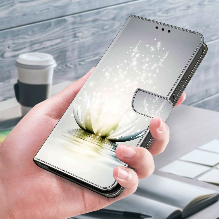 For Samsung Galaxy S23+ Crystal 3D Shockproof Protective Leather Phone Case(Light Lotus) - free shipping - PMC TechLife - Order now!