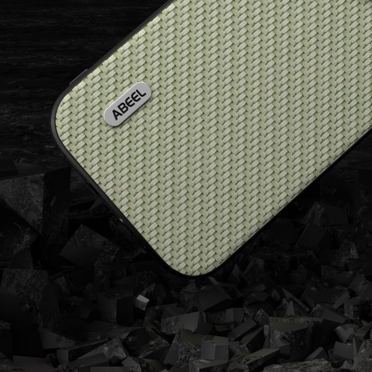 For iPhone 15 Pro Max ABEEL Carbon Fiber Texture Protective Phone Case(Green) - iPhone 15 Pro Max Cases by PMC Jewellery | Online Shopping South Africa | PMC Jewellery