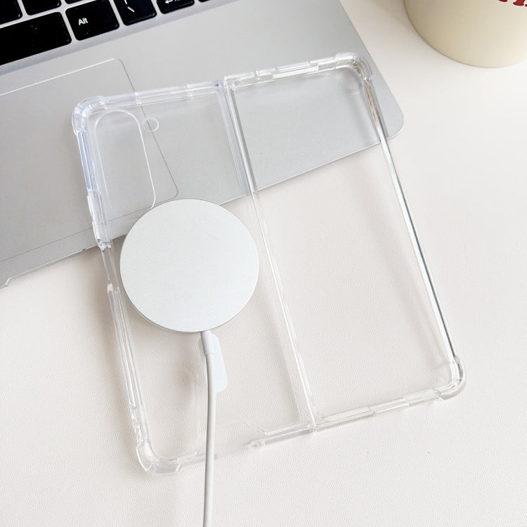 For Samsung Galaxy Z Fold5 5G Magsafe Magnetic Transparent Shockproof Phone Case - Galaxy Z Fold5 Cases by PMC TechLife | Online Shopping South Africa | PMC TechLife