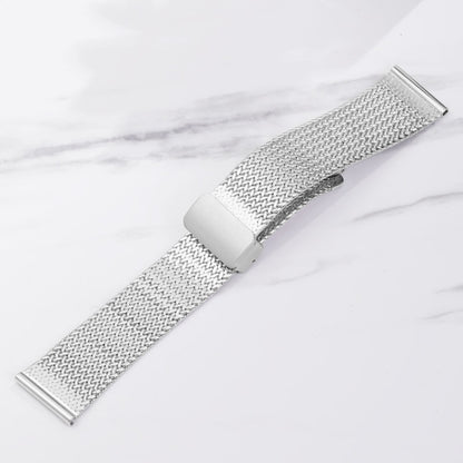 For Apple Watch Ultra 49mm Magnetic Buckle Herringbone Mesh Metal Watch Band(Starlight) - Watch Bands by PMC Jewellery | Online Shopping South Africa | PMC Jewellery