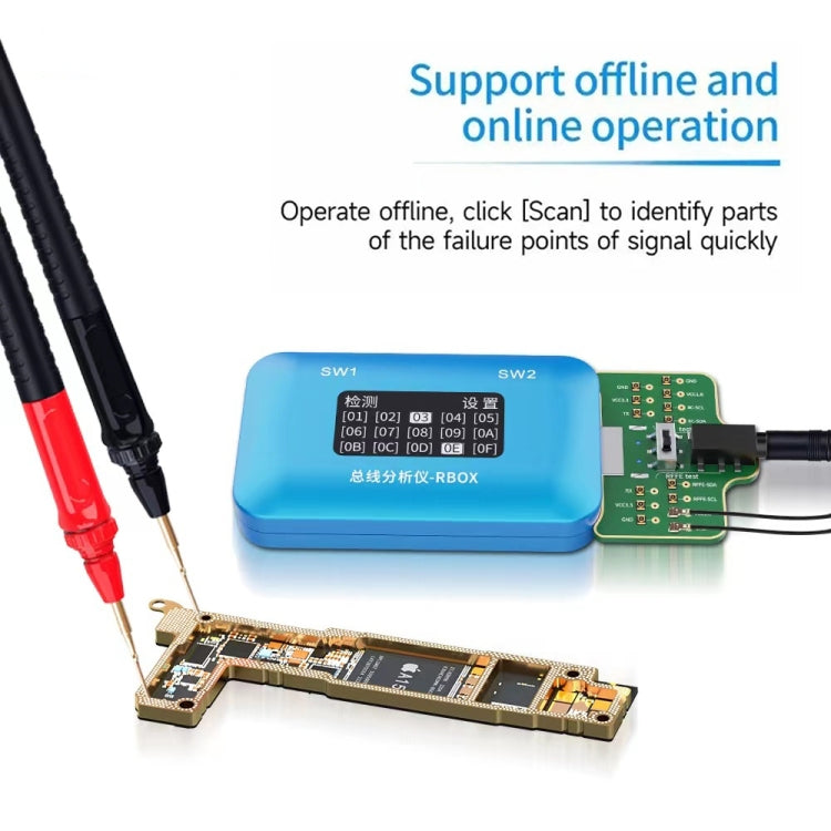 JCID Rbox Bus Analyzer for iPhone and Android Signal Faults Detection - Test Tools by JC | Online Shopping South Africa | PMC Jewellery | Buy Now Pay Later Mobicred