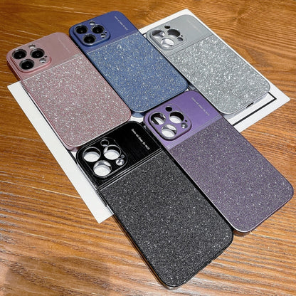 For iPhone 13 Pro Max Metallic Glitter Powder Shockproof Phone Case(Grey) - iPhone 13 Pro Max Cases by PMC Jewellery | Online Shopping South Africa | PMC Jewellery