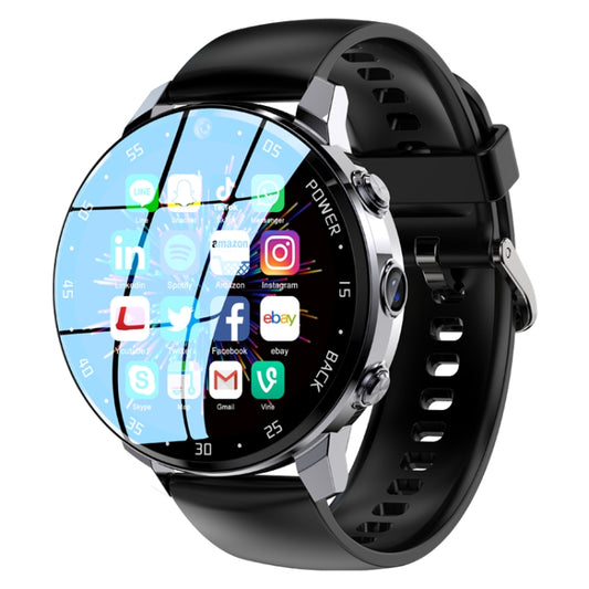 A3 1.43 inch IP67 Waterproof 4G Android 8.1 Smart Watch Support Face Recognition / GPS, Specification:4G+64G(Black) - Android Watch by PMC Jewellery | Online Shopping South Africa | PMC Jewellery