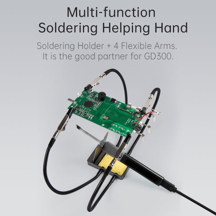 GVDA GD300 Intelligent Internal Heating Digital Display Constant Temperature Maintenance Electric Soldering Iron with Stand Set - free shipping - PMC TechLife - Order now!