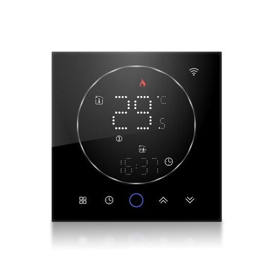 BHT-008GBLW 95-240V AC 16A Smart Home Electric Heating LED Thermostat With WiFi(Black) - Thermostat & Thermometer by PMC Jewellery | Online Shopping South Africa | PMC Jewellery