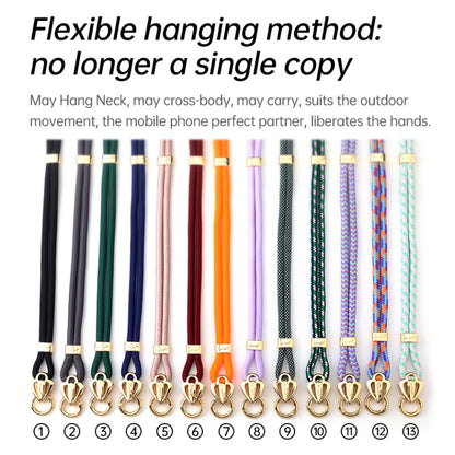 SULADA Multifunctional Universal Mobile Phone Love Lanyard(Orange Blue) - Others Accessories by SULADA | Online Shopping South Africa | PMC Jewellery