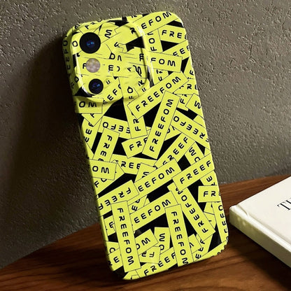 For iPhone X / XS Painted Pattern Precise Hole PC Phone Case(Green Label) - More iPhone Cases by PMC Jewellery | Online Shopping South Africa | PMC Jewellery