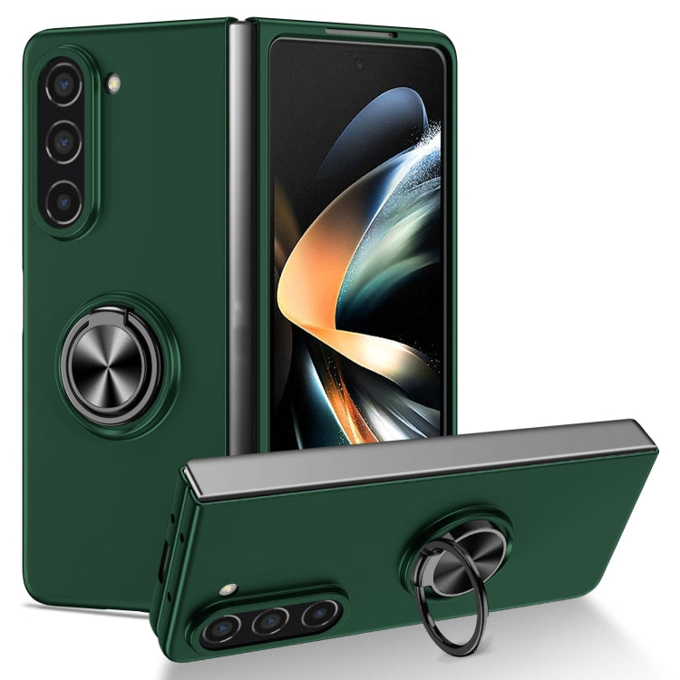 For Samsung Galaxy Z Fold5 5G Armor Ring Holder Phone Case(Dark Green) - free shipping - PMC TechLife - Order now!