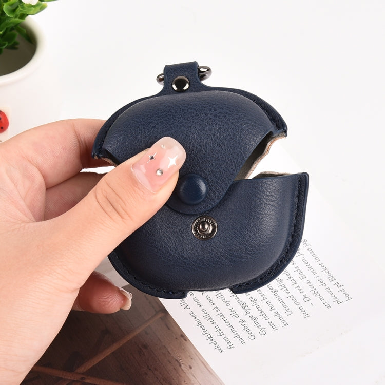 For Samsung Galaxy Buds Live / Pro Leather TWS Earphone Protective Case with Hook(Brown) - Samsung Earphone Case by PMC TechLife | Online Shopping South Africa | PMC TechLife