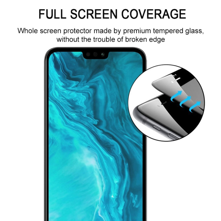 For Huawei Honor 9X Lite Full Glue Full Screen Tempered Glass Film(Black) - free shipping - PMC TechLife - Order now!
