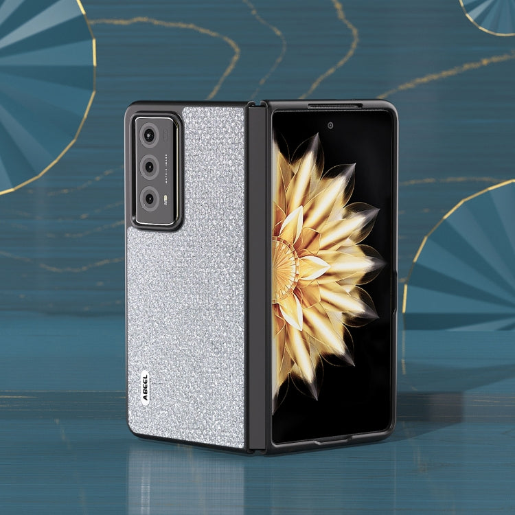 For Honor Magic V2 ABEEL Diamond Series Black Edge Phone Case(Silver) - free shipping - PMC TechLife - Order now!