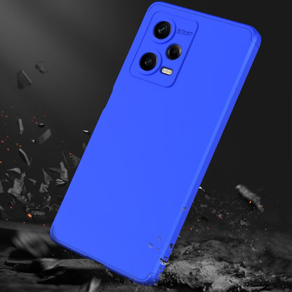 For Xiaomi Redmi Note 12 Pro 5G Global GKK Three Stage Splicing Full Coverage PC Phone Case(Blue) - Note 12 Pro Cases by GKK | Online Shopping South Africa | PMC Jewellery