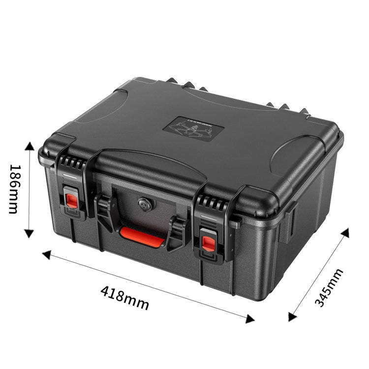 For DJI Air 3 / RC2 / N2 STARTRC Waterproof PP Drone Kit Suitcase Storage Box(Black) - Backpacks & Bags by STARTRC | Online Shopping South Africa | PMC Jewellery