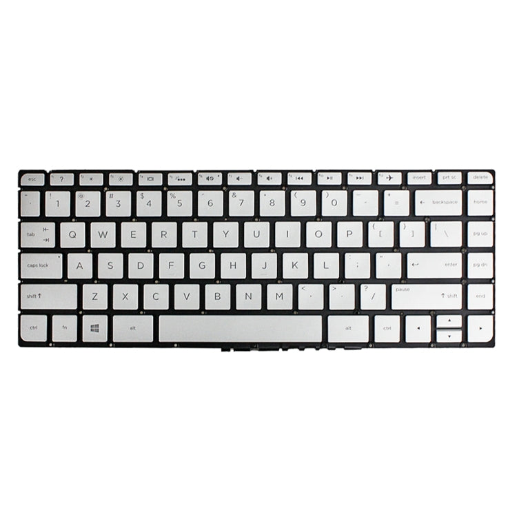 For HP Spectre 15-AP US Version Laptop Backlight Keyboard(Silver) - HP Spare Parts by PMC Jewellery | Online Shopping South Africa | PMC Jewellery