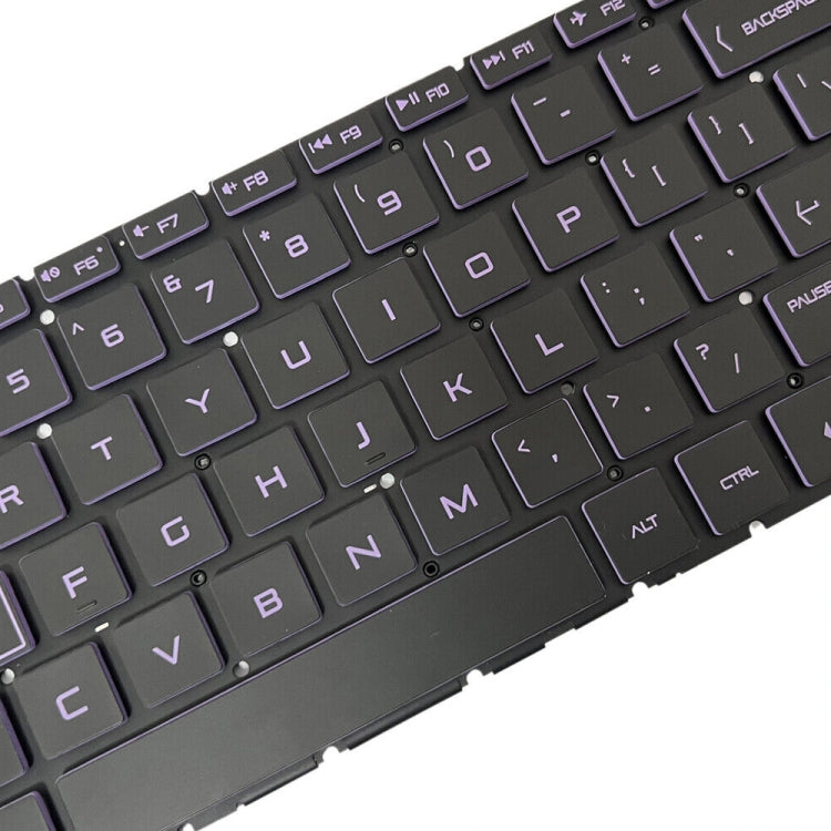 For HP Pavilion Gaming 15-DK US Version Laptop Backlight Keyboard(Purple) - HP Spare Parts by PMC Jewellery | Online Shopping South Africa | PMC Jewellery