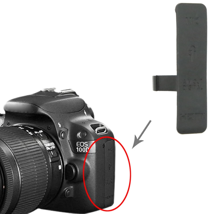 For Canon EOS 100D OEM USB Cover Cap - USB Cover Cap by PMC TechLife | Online Shopping South Africa | PMC TechLife