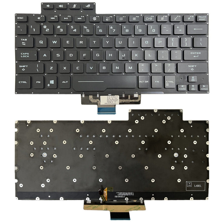 For ASUS ROG G14 Zephyrus GA401 GA401I US Version Backlight Laptop Keyboard(Black) - Asus Spare Parts by PMC Jewellery | Online Shopping South Africa | PMC Jewellery