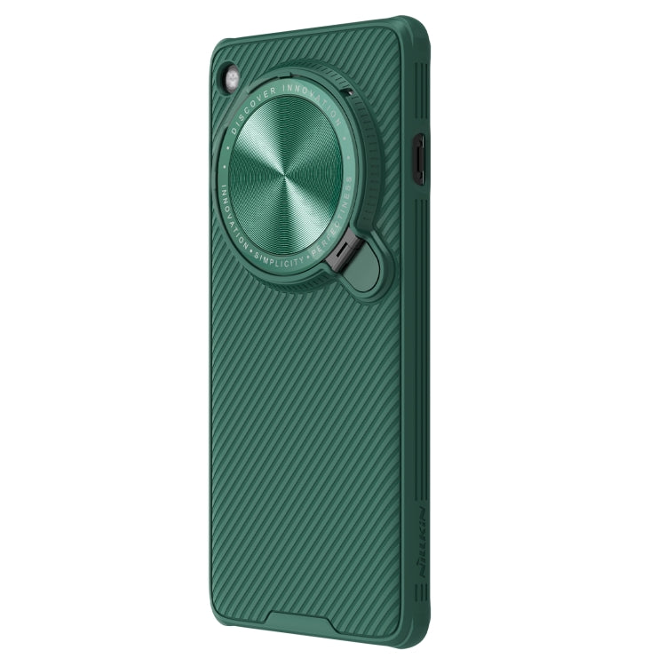 For OPPO Find X7 Ultra NILLKIN Black Mirror Prop CD Texture Mirror Phone Case(Green) - Find X7 Ultra Cases by NILLKIN | Online Shopping South Africa | PMC Jewellery