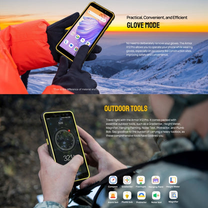 Ulefone Armor X12 Pro, 4GB+64GB, IP68/IP69K Rugged Phone, 5.45 inch Android 13 MediaTek Helio G36 Octa Core, Network: 4G, NFC(Some Orange) - Ulefone by Ulefone | Online Shopping South Africa | PMC Jewellery | Buy Now Pay Later Mobicred