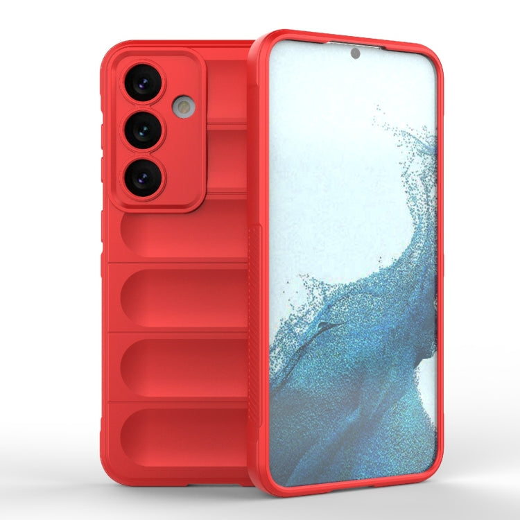 For Samsung Galaxy S24 5G Magic Shield TPU + Flannel Phone Case(Red) - free shipping - PMC TechLife - Order now!