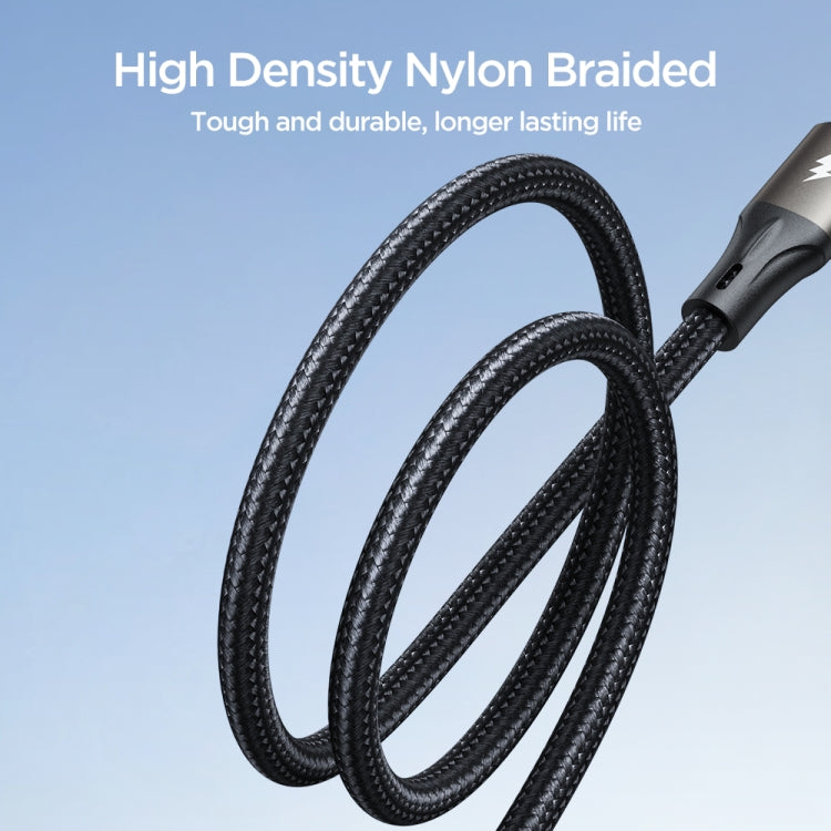 JOYROOM SA25-CC5 100W USB-C/Type-C to USB-C/Type-C Fast Charge Data Cable, Length:3m(Black) - USB-C & Type-C Cable by JOYROOM | Online Shopping South Africa | PMC Jewellery