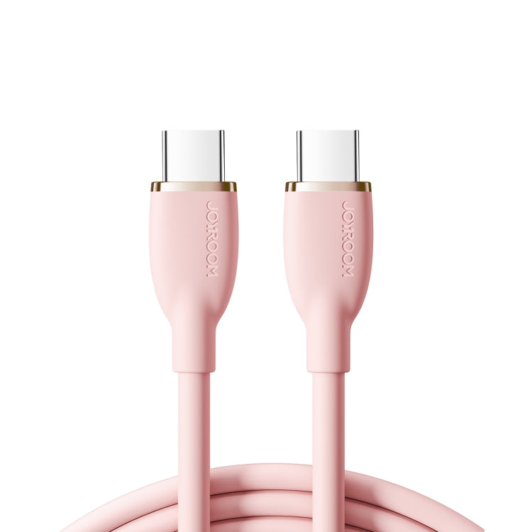 JOYROOM SA29-CC5 100W USB-C/Type-C to USB-C/Type-C Liquid Silicone Fast Charging Data Cable, Length: 1.2m(Pink) - USB-C & Type-C Cable by JOYROOM | Online Shopping South Africa | PMC Jewellery