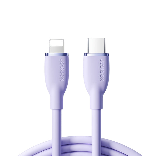 JOYRO0M SA29-CL3 30W USB-C/Type-C to 8 Pin Liquid Silicone Fast Charging Data Cable, Length: 2m(Purple) - 2 in 1 Cable by JOYROOM | Online Shopping South Africa | PMC Jewellery