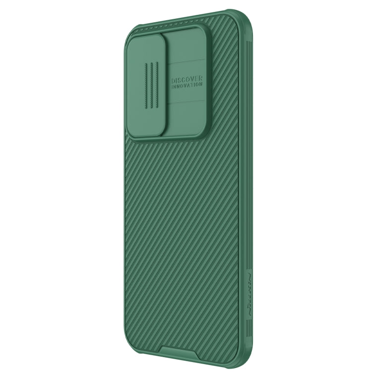 For Samsung Galaxy S23 FE NILLKIN Black Mirror Pro Series Camshield PC Phone Case(Green) - Galaxy S23 FE 5G Cases by NILLKIN | Online Shopping South Africa | PMC Jewellery
