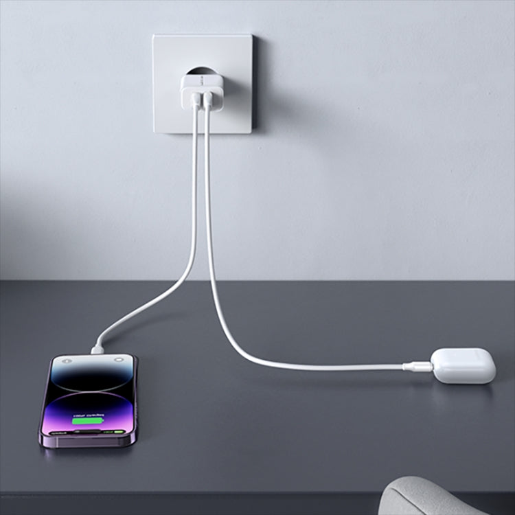 JOYROOM JR-TCN04 2.1A Dual USB Charger, Specification:EU Plug - USB Charger by JOYROOM | Online Shopping South Africa | PMC Jewellery