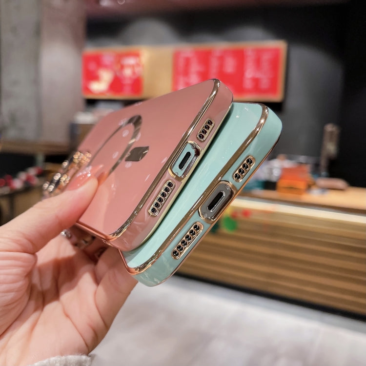 For iPhone 11 Magsafe Plating TPU Phone Case with Lens Film(Blue) - free shipping - PMC TechLife - Order now!