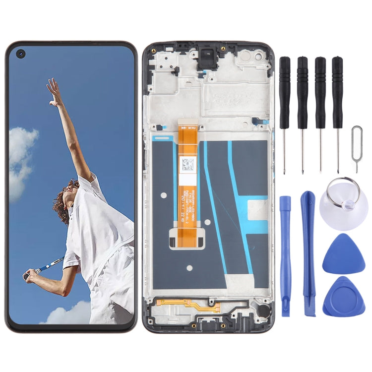 For OPPO A52 4G OEM LCD Screen Digitizer Full Assembly with Frame - free shipping - PMC TechLife - Order now!