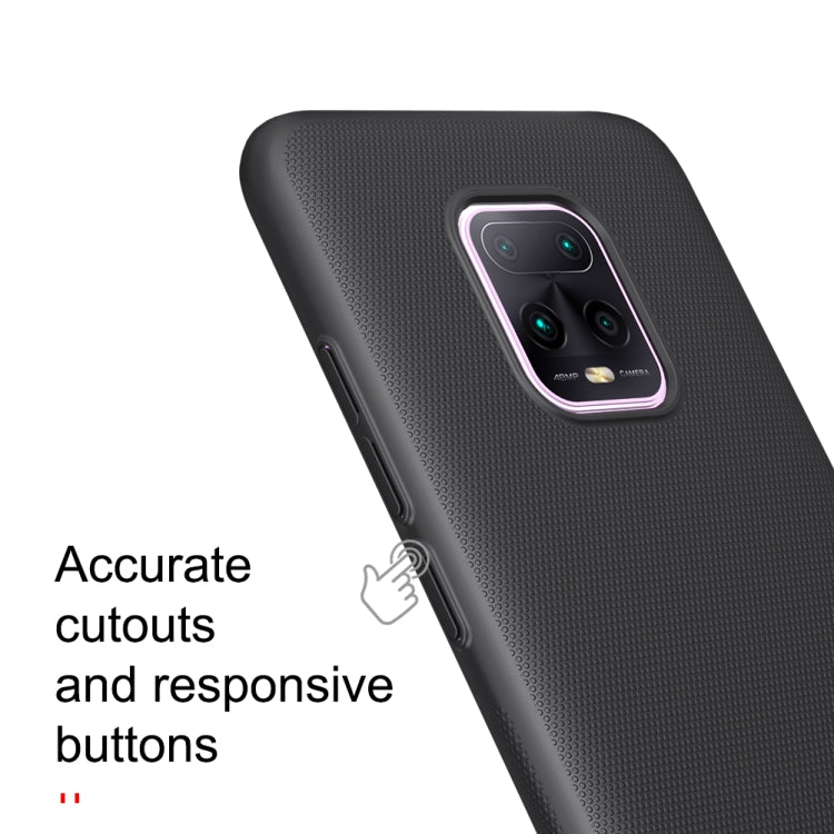 For Xiaomi Redmi 10X 5G / 10X Pro 5G NILLKIN Frosted Concave-convex Texture PC Protective Case(Black) - Xiaomi Cases by NILLKIN | Online Shopping South Africa | PMC Jewellery