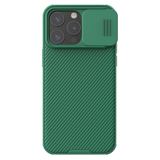 For iPhone 15 Pro NILLKIN CamShield Pro PC Phone Case(Green) - iPhone 15 Pro Cases by NILLKIN | Online Shopping South Africa | PMC Jewellery