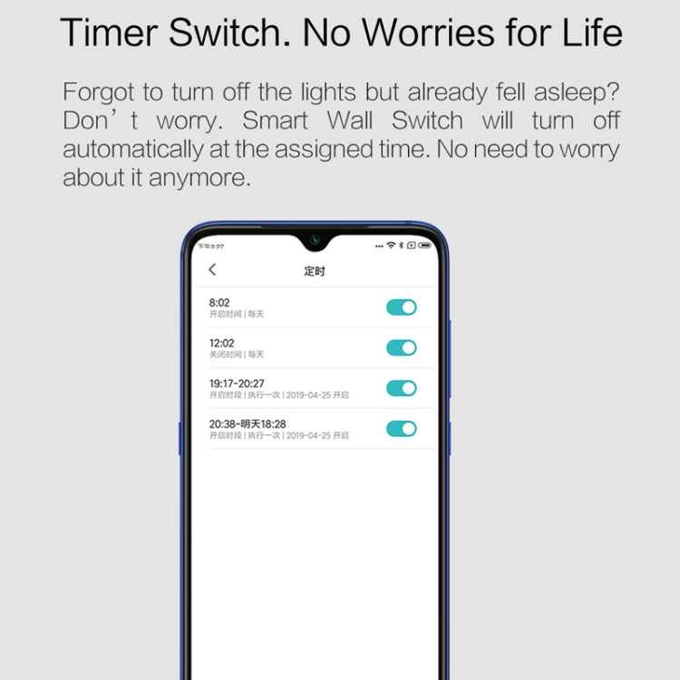 Original Xiaomi Youpin Aqara Smart Wall Switch D1, Zero FireWire Three Button Version - Smart Switch by Xiaomi | Online Shopping South Africa | PMC Jewellery