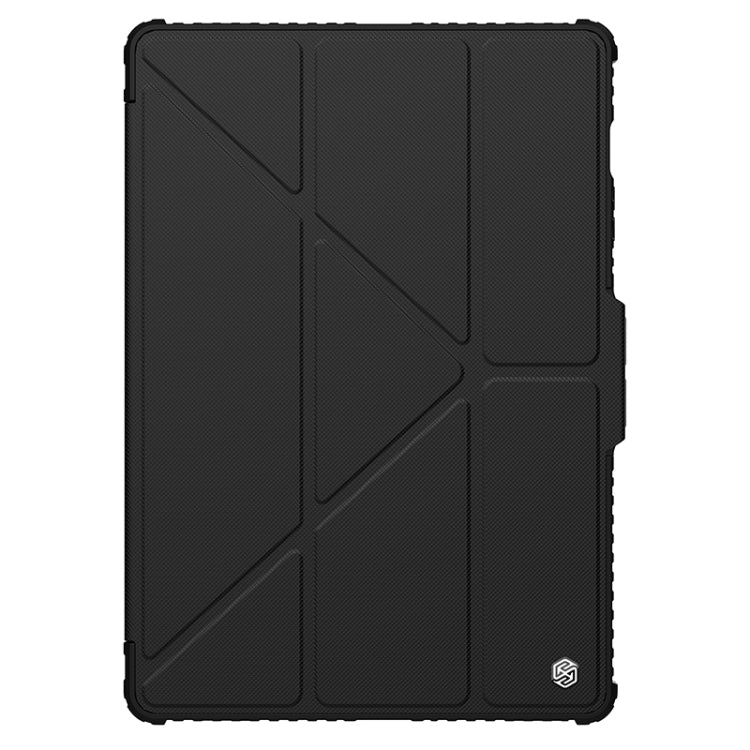 For Samsung Galaxy Tab S9+ NILLKIN Bumper Pro Camshield Tablet Leather Case(Black) - Galaxy Tab S9+ Cases by NILLKIN | Online Shopping South Africa | PMC Jewellery