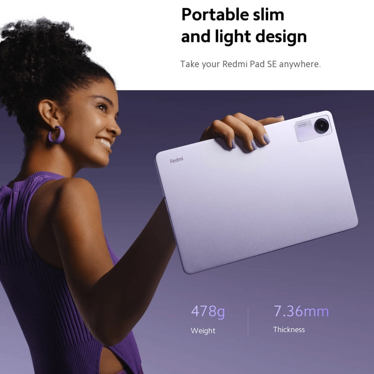 Xiaomi Redmi Pad SE 11 inch, 8GB+128GB, MIUI Pad 14 OS Qualcomm Snapdragon 680 Octa Core, Not Support Google Play(Grey) - Other by Xiaomi | Online Shopping South Africa | PMC Jewellery | Buy Now Pay Later Mobicred