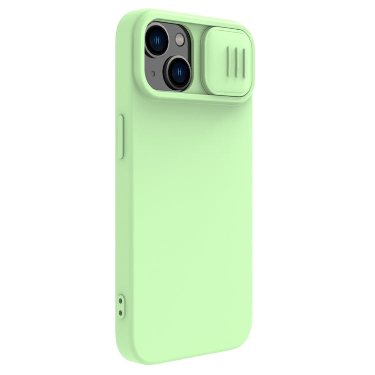 For iPhone 15 NILLKIN CamShield MagSafe Liquid Silicone Phone Case(Green) - free shipping - PMC TechLife - Order now!
