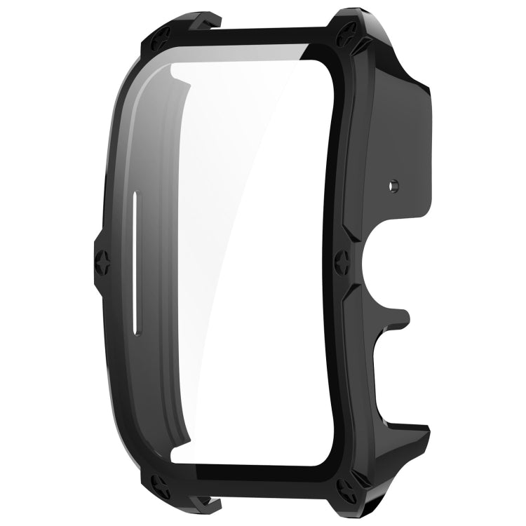 For OPPO Watch 4 Pro PC + Tempered Film Integrated Watch Protective Case(Black) -  by PMC TechLife | Online Shopping South Africa | PMC TechLife