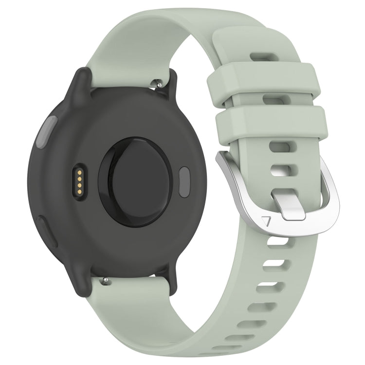 Compatible with Garmin vivoactive 5 / Active 5 20mm Silicone Watch Band(Green) - Watch Bands by PMC TechLife | Online Shopping South Africa | PMC TechLife | Buy Now Pay Later Mobicred