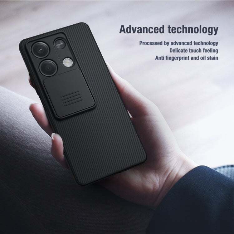For Xiaomi Redmi Note 13 5G NILLKIN Black Mirror Series Camshield PC Phone Case(Blue) - Xiaomi Cases by NILLKIN | Online Shopping South Africa | PMC TechLife | Buy Now Pay Later Mobicred