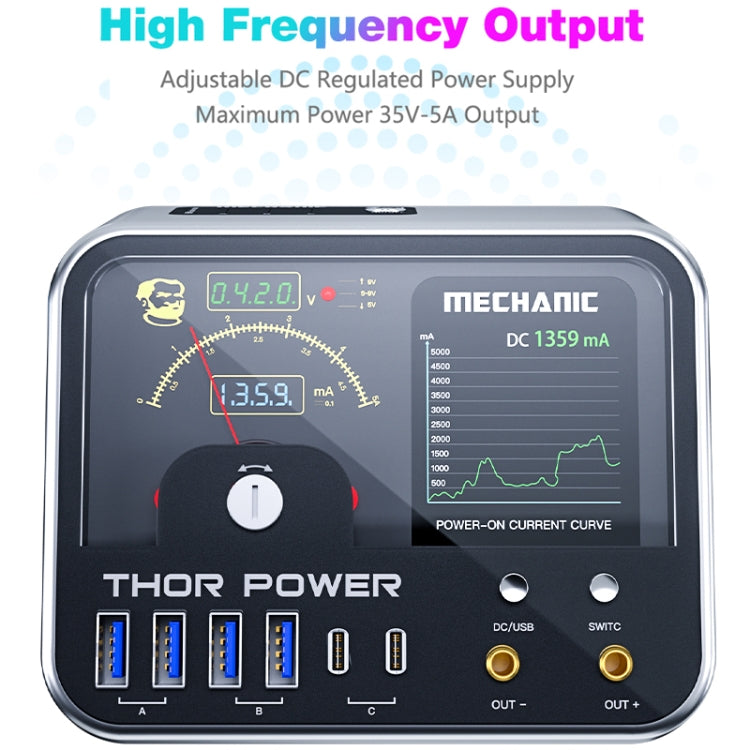 Mechanic Thor Power Intelligent DC Regulated Diagnostic Supply Power with Expansion Interface, Plug:US - Power Supply by MECHANIC | Online Shopping South Africa | PMC Jewellery | Buy Now Pay Later Mobicred