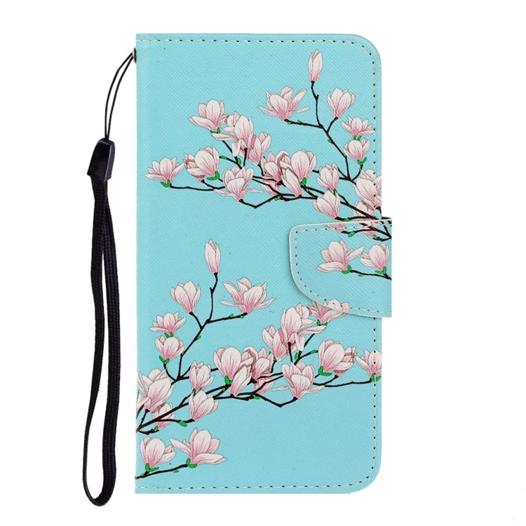 For Xiaomi Redmi 9A 3D Colored Drawing Horizontal Flip PU Leather Case with Holder & Card Slots & Wallet(Magnolia) - Xiaomi Cases by PMC Jewellery | Online Shopping South Africa | PMC Jewellery