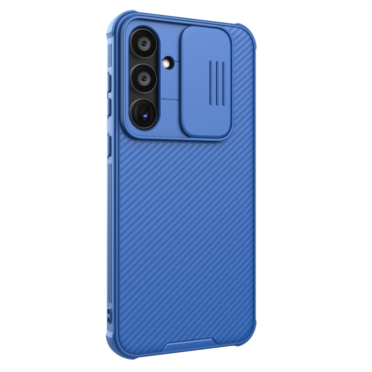 For Samsung Galaxy A55 NILLKIN Black Mirror Pro Series Camshield PC Phone Case(Blue) - Galaxy Phone Cases by NILLKIN | Online Shopping South Africa | PMC Jewellery