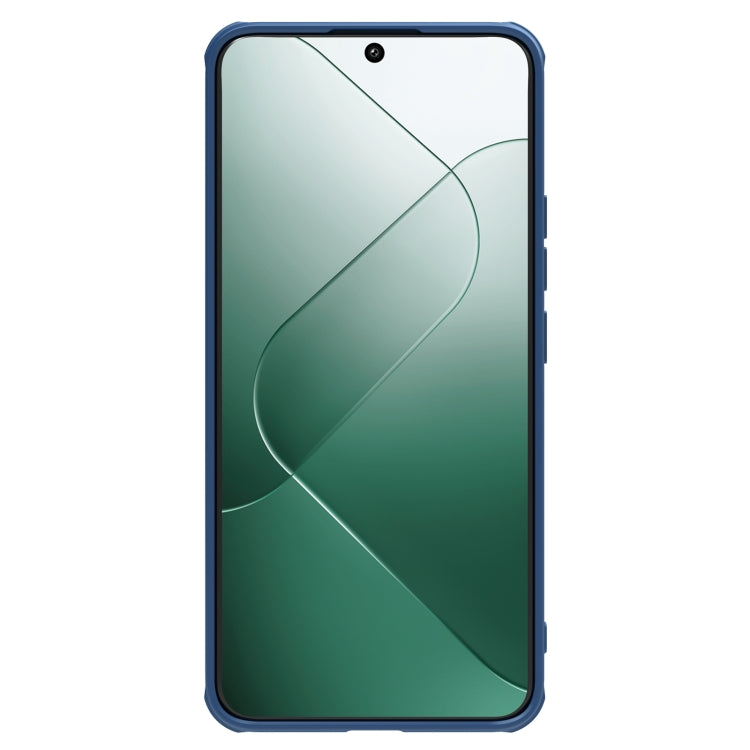 For Xiaomi 14 Pro NILLKIN Black Mirror Prop CD Texture Mirror Precise Hole Phone Case(Blue) - 14 Pro Cases by NILLKIN | Online Shopping South Africa | PMC TechLife | Buy Now Pay Later Mobicred