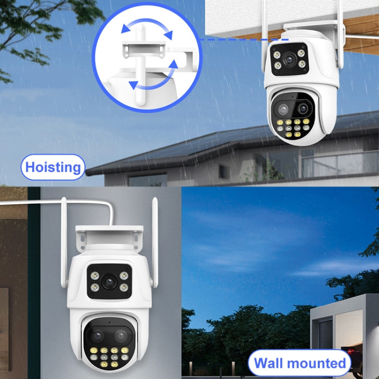 QX104 3MP WiFi Triple Camera Supports Human Face Recognition & AI Alarm(AU Plug) - free shipping - PMC TechLife - Order now!