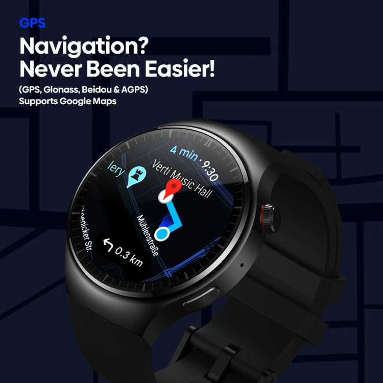 Zeblaze Thor Ultra 1.43 inch AMOLED Screen Android Smart Watch, Silicone Strap(Black) - free shipping - PMC TechLife - Order now!