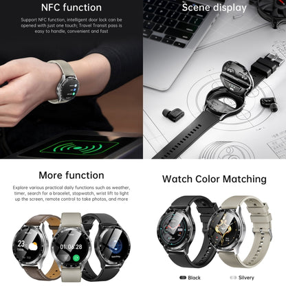 X10 Headphones Smart Watch 1.39 inch Waterproof Bracelet, Support Bluetooth Call / NFC / Heart Rate(Black) - Smart Watches by PMC Jewellery | Online Shopping South Africa | PMC Jewellery
