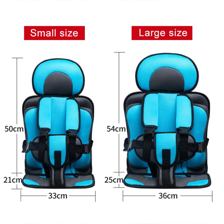 Car Portable Children Safety Seat, Size:50 x 33 x 21cm (For 0-5 Years Old)(Grey + Black) - Seat Accessories by PMC Jewellery | Online Shopping South Africa | PMC Jewellery